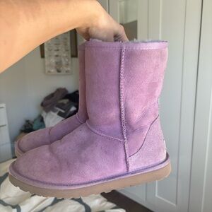 Purple mid height UGGs
